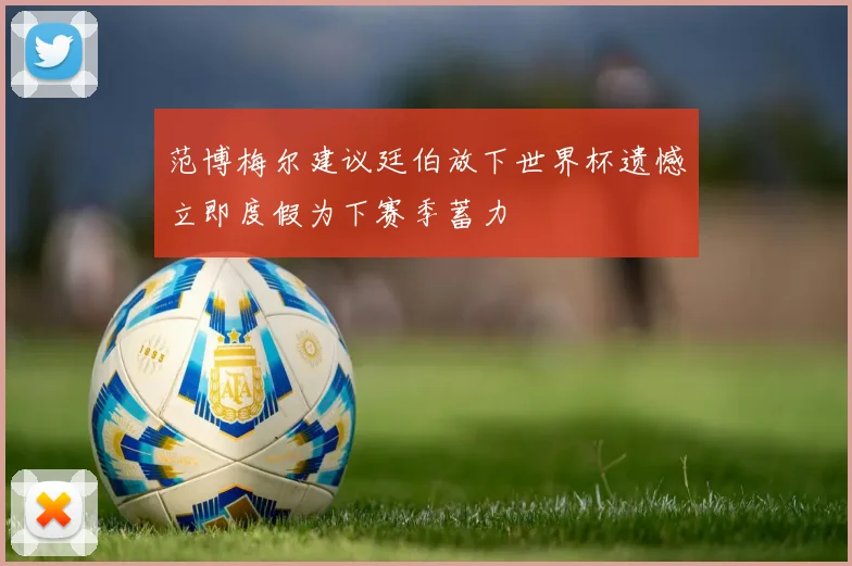 范博梅尔建议廷伯放下世界杯遗憾立即度假为下赛季蓄力